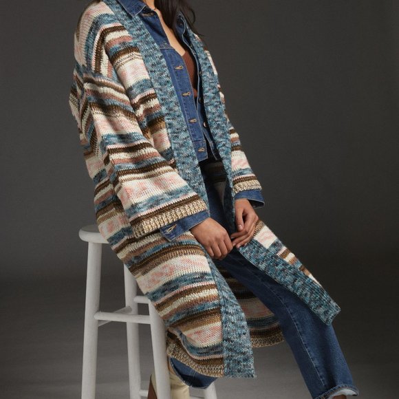 Anthropologie sweater duster OSFA - Picture 14 of 16